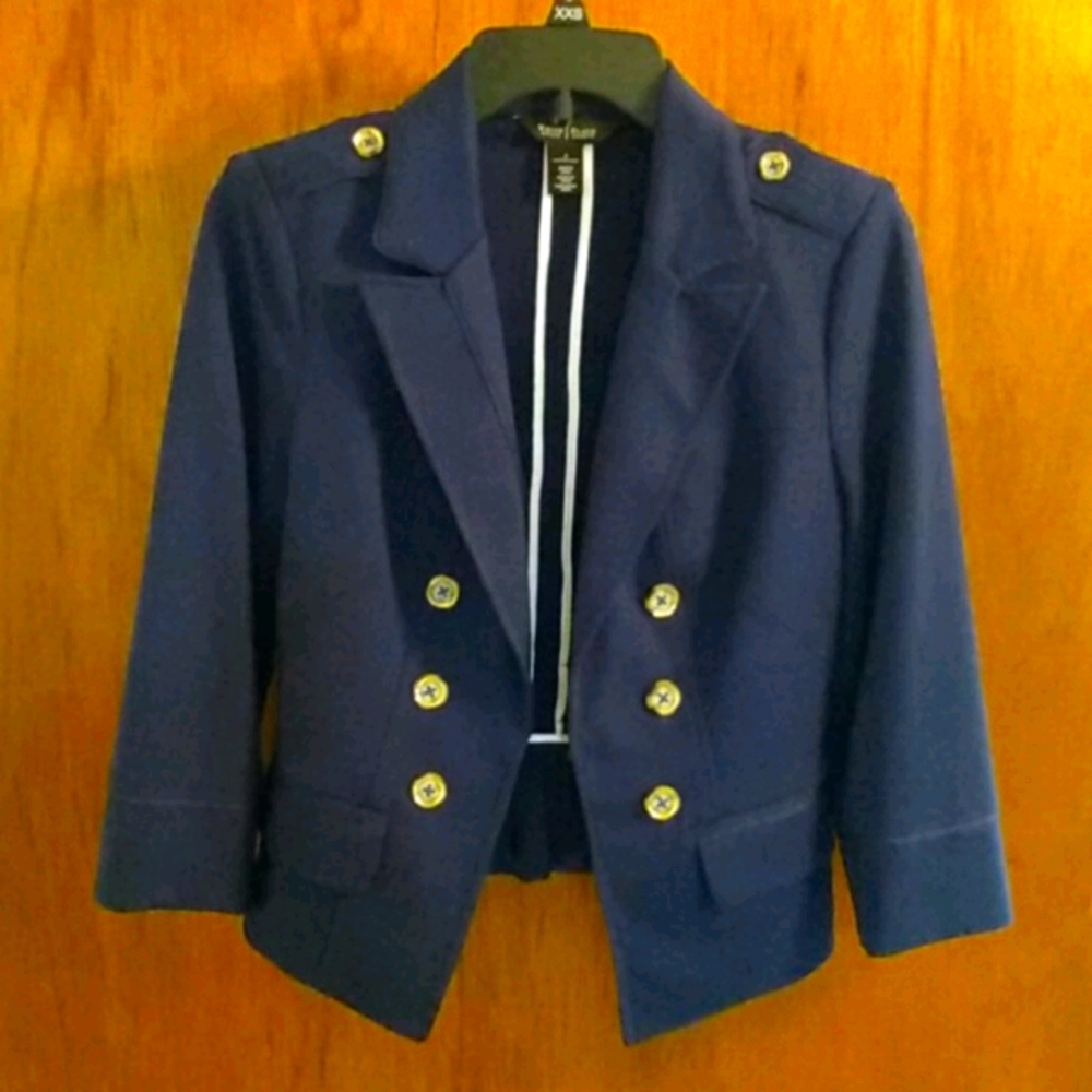 White House Black Market Navy Blazer